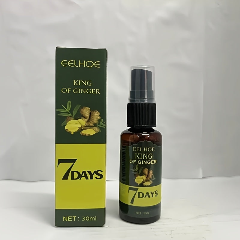 Ginger & Biotin Hair Growth Gift Set 2-Pack - Ginger Scalp Oil + Biotin Strengthening Serum for Home, Travel and Salon Hair S