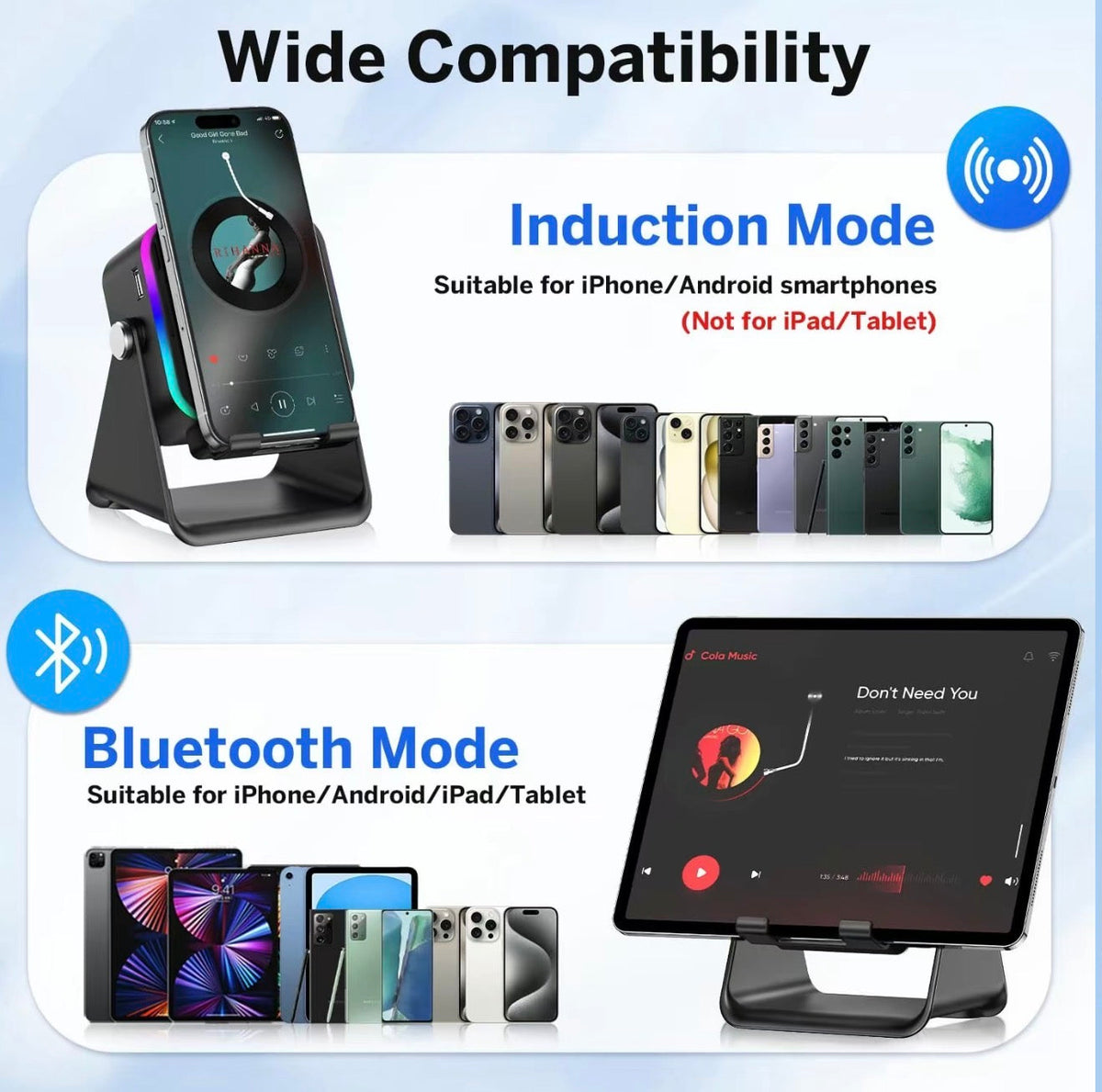 GlowAmp 5-in-1 Speaker Stand