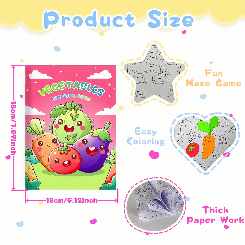 Bulk Coloring Books for Kids 24 Pack, Party Favors Goodie Bag Stuffers Ages 3+, Animals, Mermaid & Dinosaur Designs — image 5