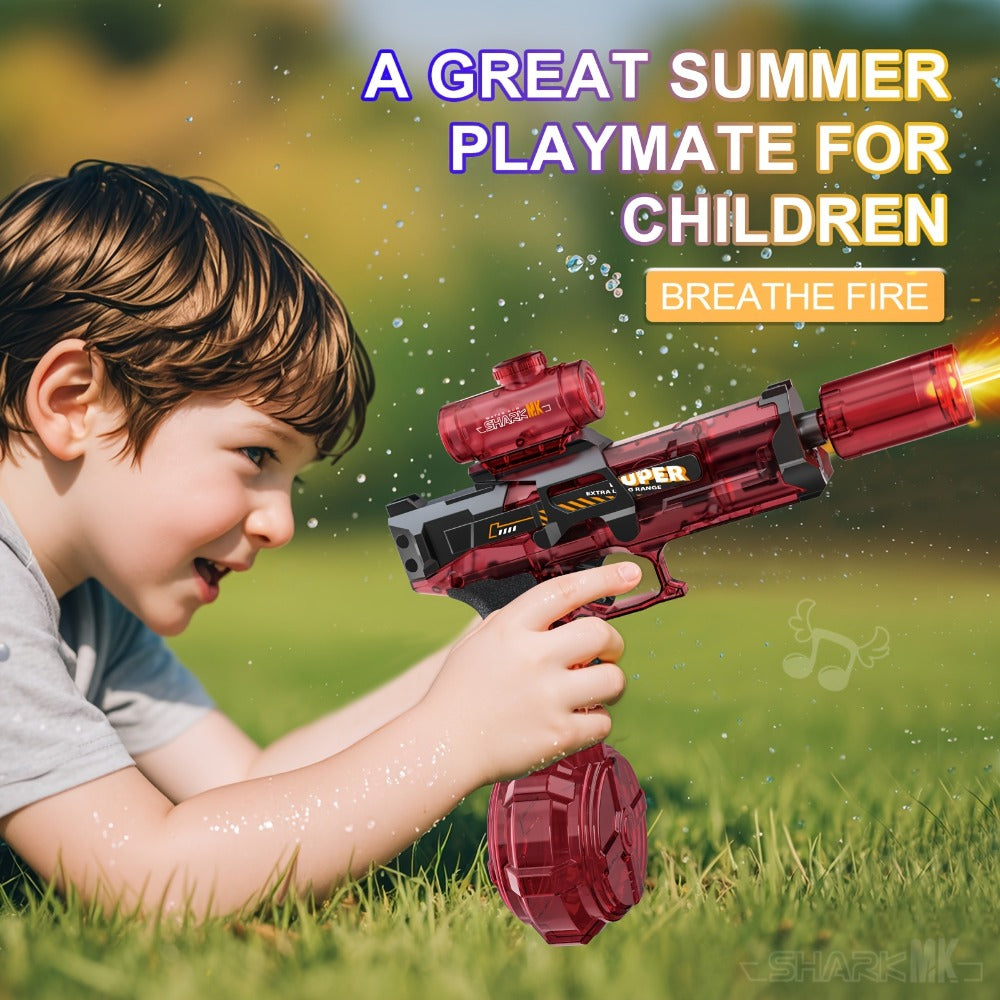 Electric Water Gun Large for Kids & Adults, High-Power Squirt Blaster for Pool Beach Lawn Backyard Summer Water Battle — imag