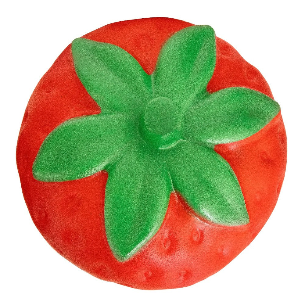 Squishy Food Toy Set 3pcs Slow Rising PU, Pretend Play Simulation Food Butter Banana Strawberry, Sensory Squeeze Stress Toy —