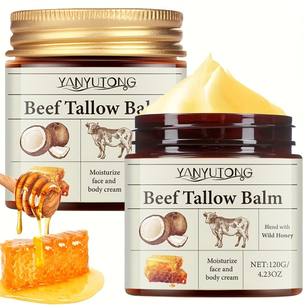 Vanilla Butter Body Cream 100% Natural Grass-Fed for Women Dry Rough Sensitive Skin Nourishing Face Body Lotion 120g — image 