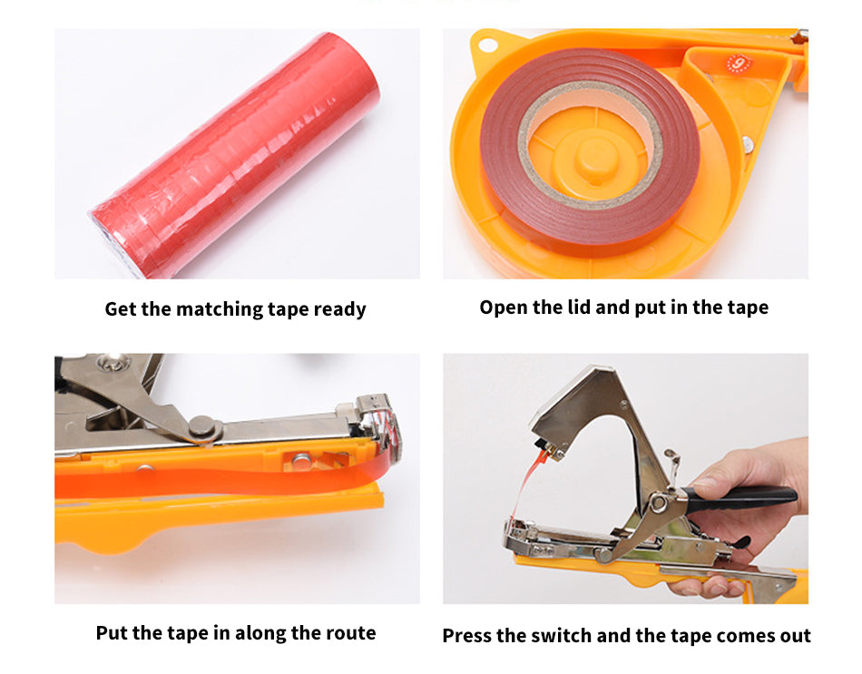 Bind Branch Machine Garden Hand Tools Tie Branch Device Home Tools Tying Vegetables Fruit Flower Handle Tie Tendril Machine