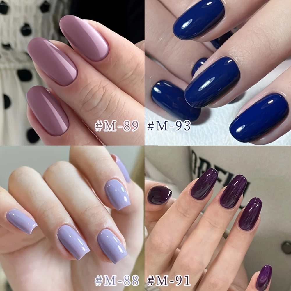 Gel Nail Polish 6-Color Electroplating-Finish Set with Shades M88-M93 in 0.51oz Bottles and UV/LED Soak-Off Cure — image 5