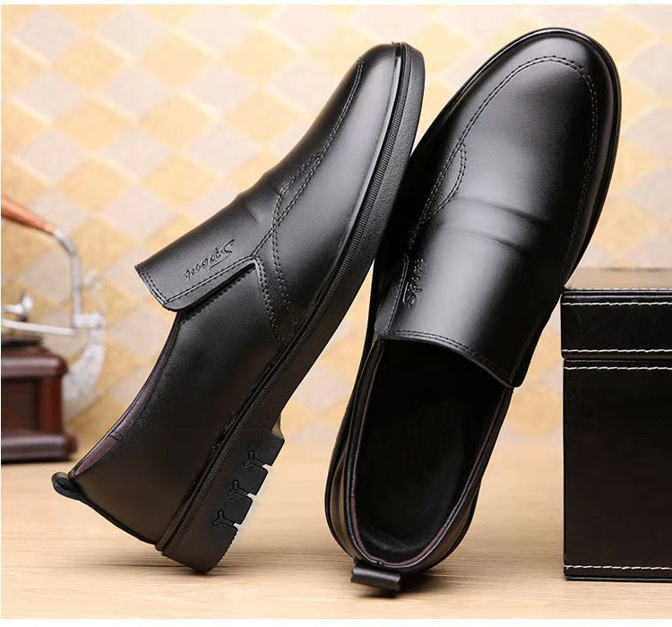 Mens Breathable Casual Business Leather Shoestrendy And Versatile
