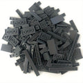 Bulk Flat Tile Building Blocks 150 Pcs – Smooth Thin Plate Bricks 1x1 1x2 1x6 LEGO Compatible MOC Accessories Kids Creative B