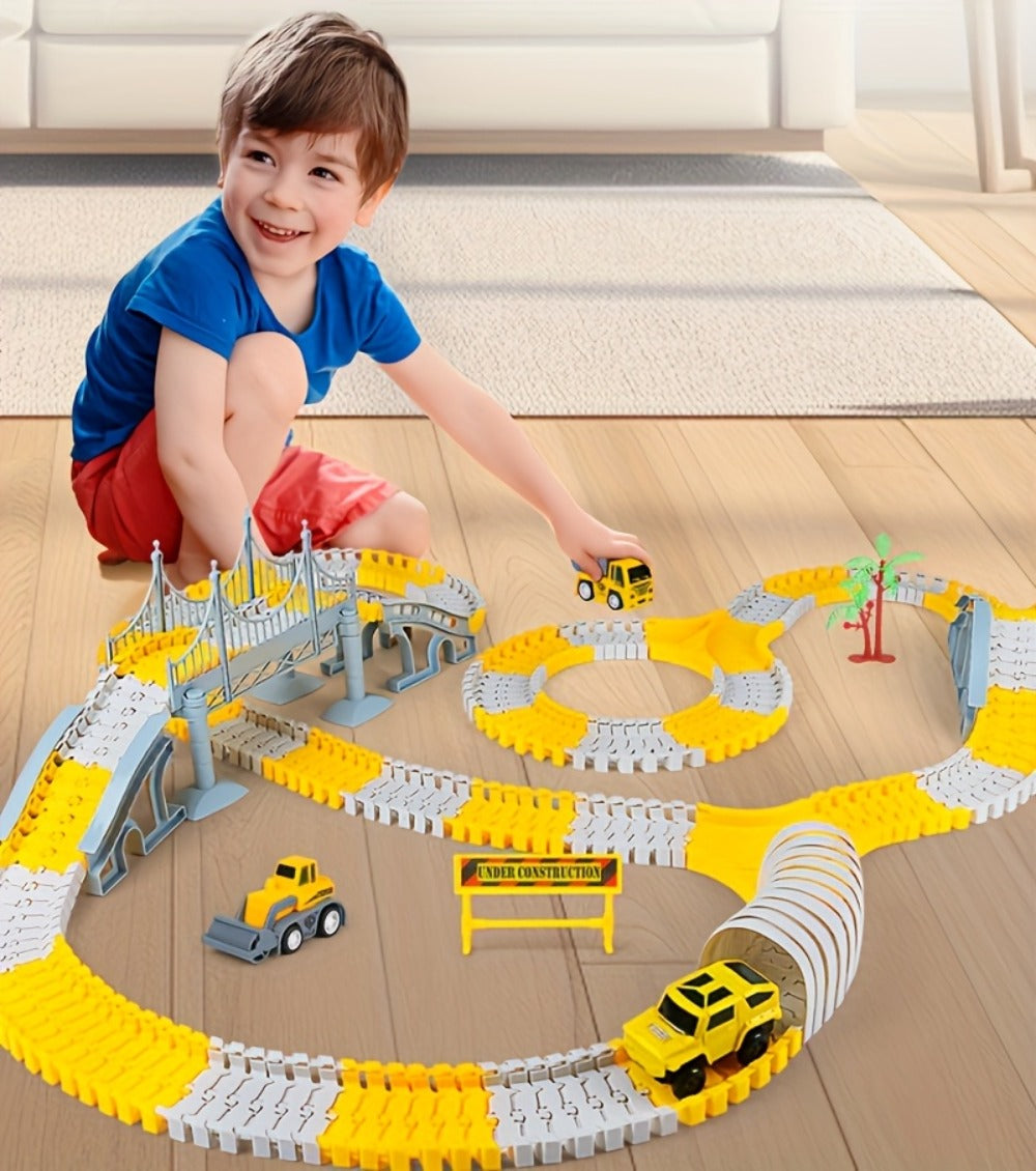 Roller Coaster Track Set 467pcs for Kids Ages 3 4 5 6 7 8 with the Listed Color, Size or Set Options for Everyday Use — image