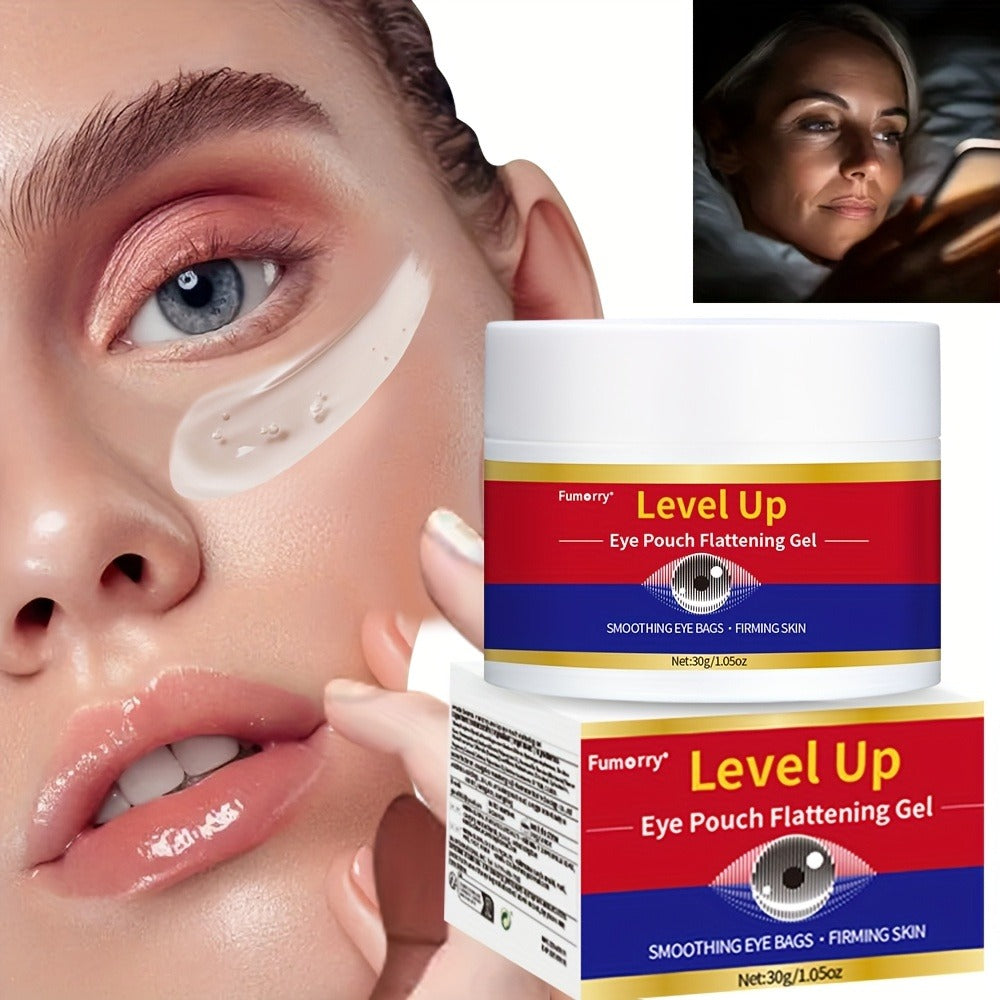 Level Up 30g Eye Cream Gel in a Wide Cosmetic Jar with Smooth Applicator-Style Container Design — image 4
