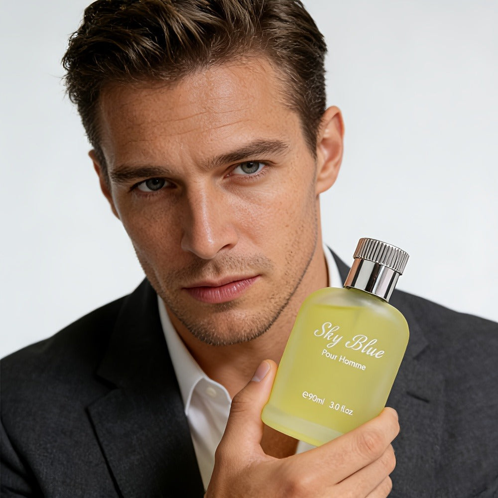 Men's Cologne Eau de Parfum Sky Blue - Bergamot Rosemary & Oak Moss Fresh Masculine Fragrance, No Propylene Glycol — image 9