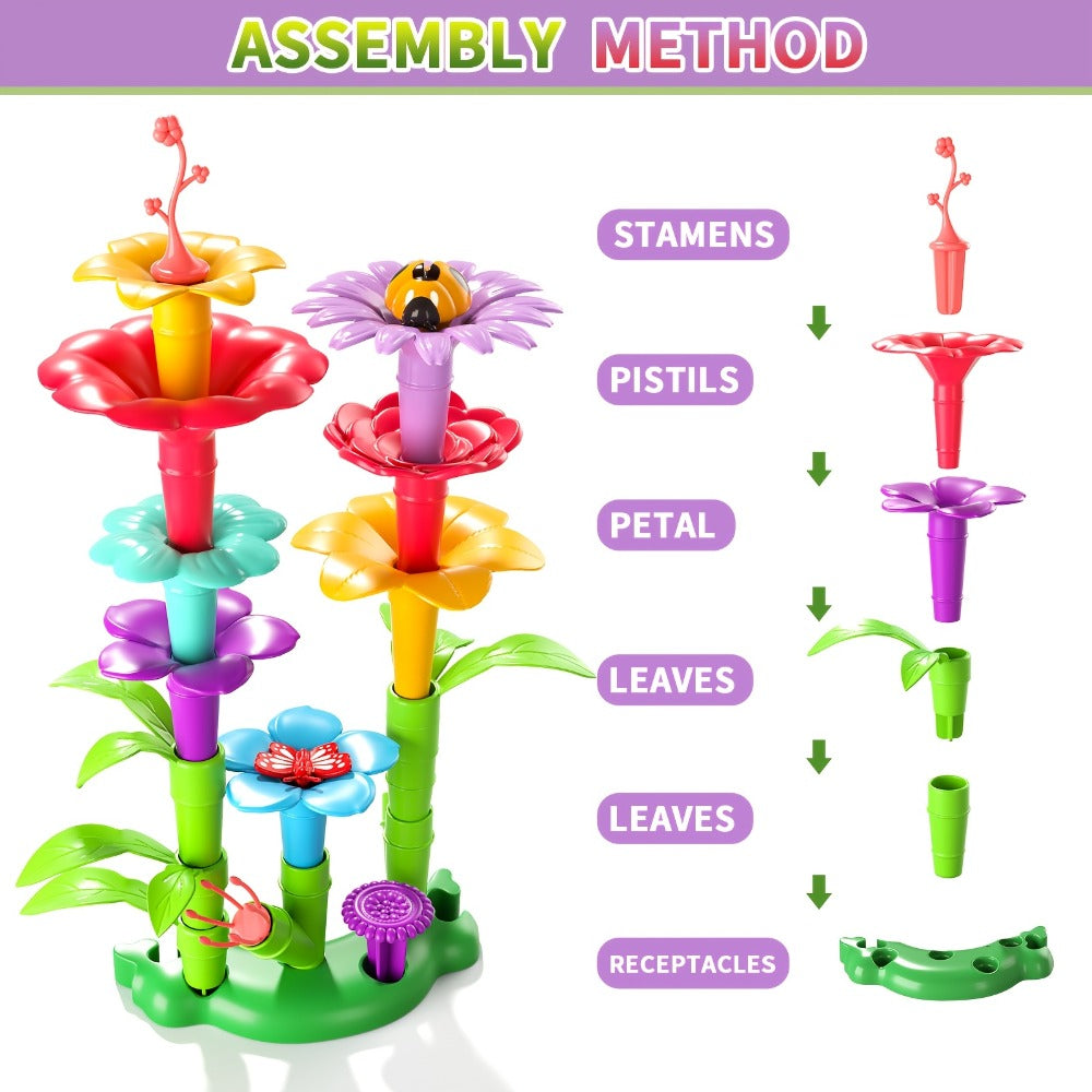 Flower Garden Building Toys for Kids 235 Pieces with the Listed Color, Size or Set Options for Everyday Use — image 8