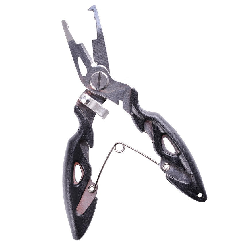 Fish Hook Pliers Small Fishing Pliers Luya Stainless Steel Mouth Fishing Horse Fishing Line Scissors Lengthened Opening - V.I.P Digital Presence