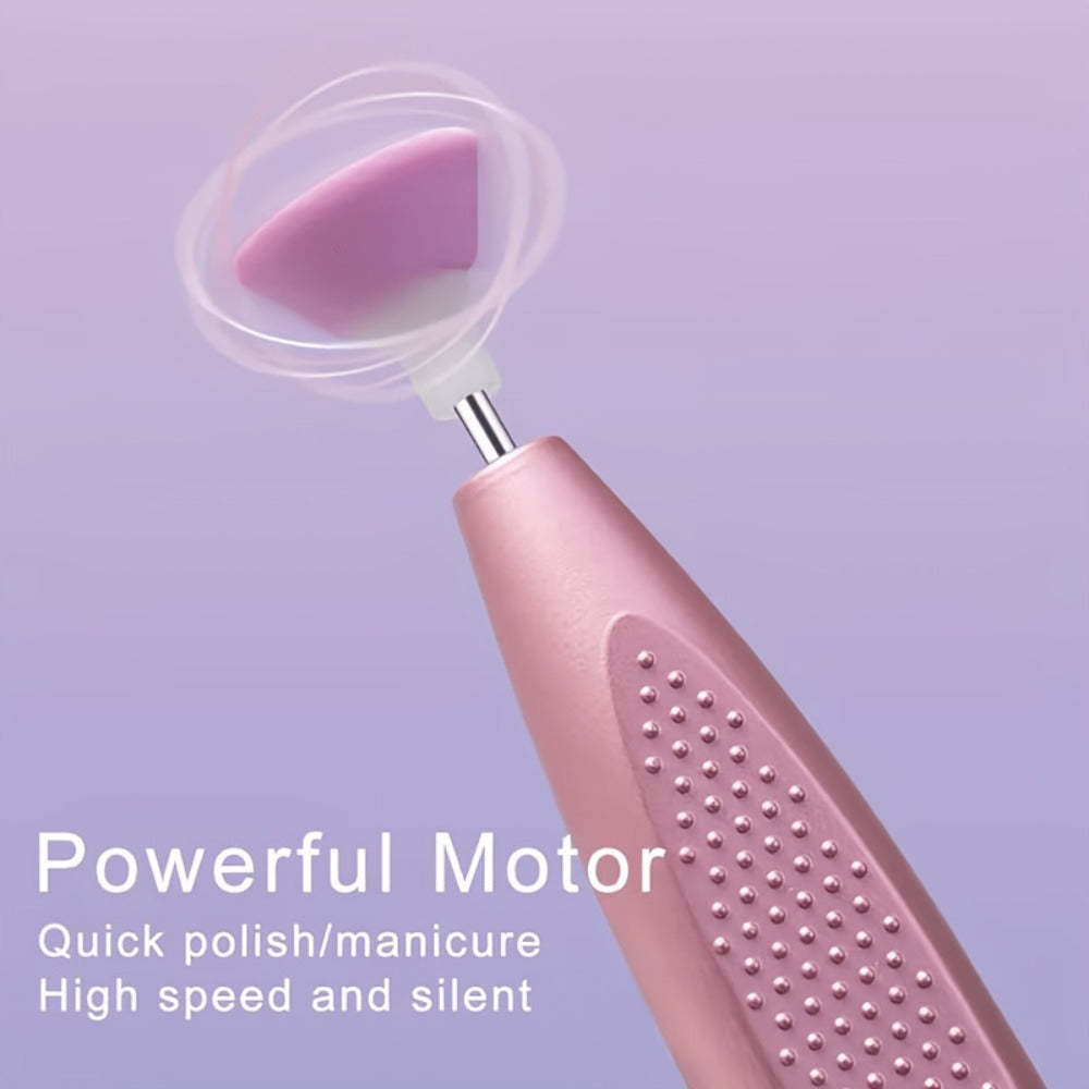 Portable 20000 RPM Electric Nail Drill Kit with 11 Interchangeable Bits, USB Charging and Two Color Options — image 8