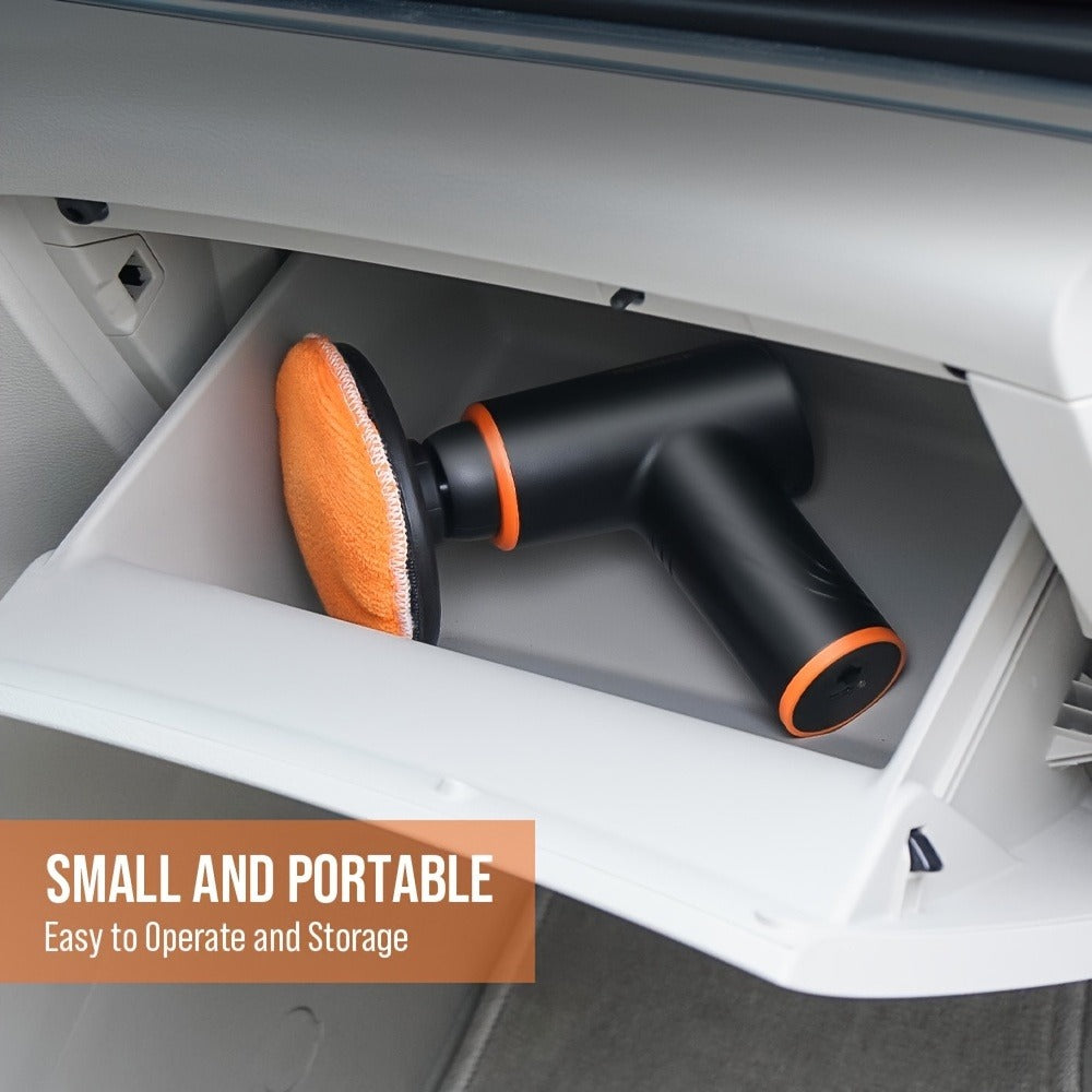 Car Polisher with 100W Cordless Rotary Body, Type-C Charging Port and Rechargeable Battery for Wax Application — image 9