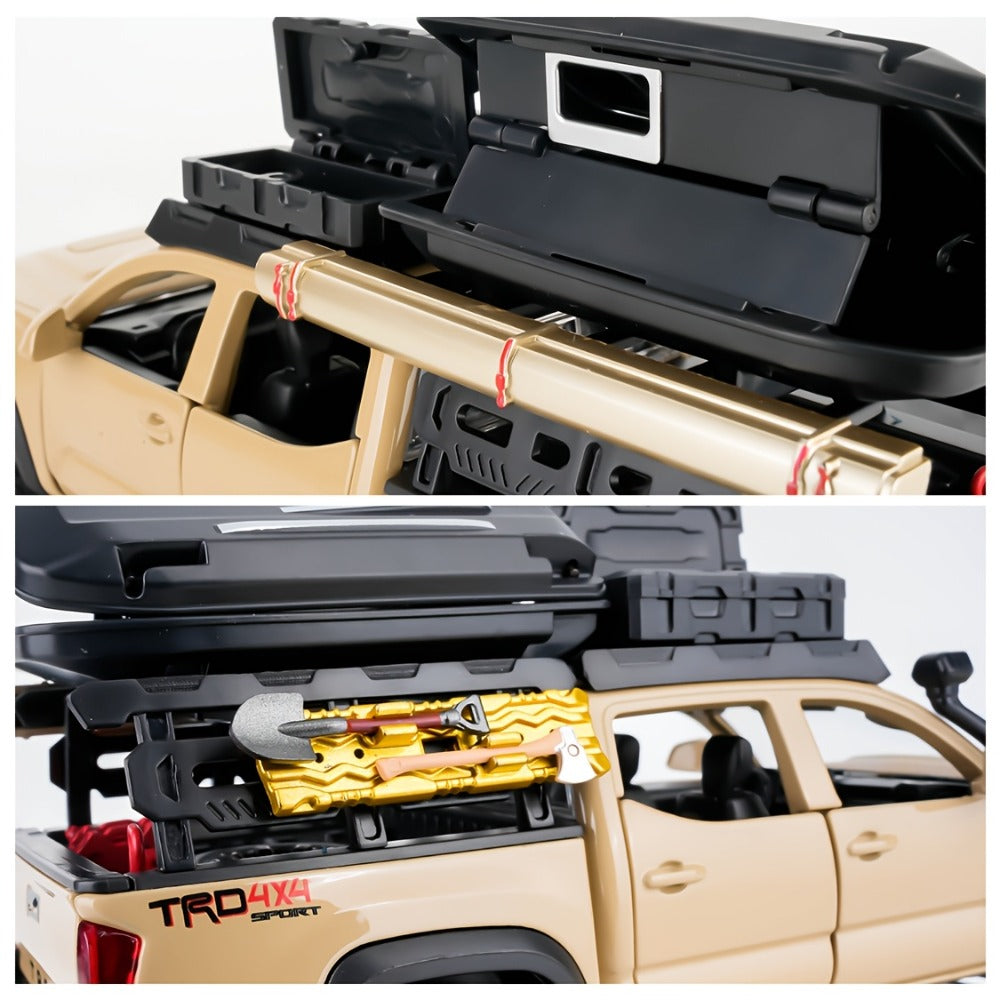1:32 Scale Toyota Off-Road Die-Cast Model Car with Openable Doors, Zinc Alloy High-Detail Static Display Replica — image 7