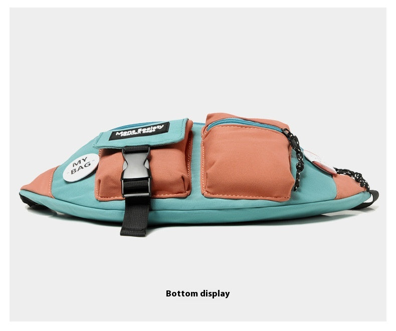 Men's Casual Crossbody Sports Canvas Waist Bag