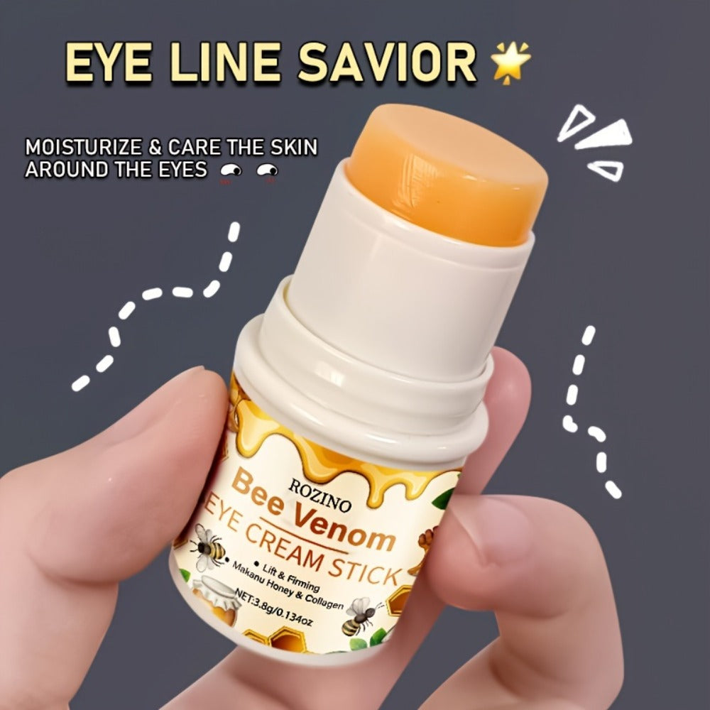 ROZINO Bee Venom and Honey Eye Cream Stick, 3.8g in a Compact White Twist-Up Cosmetic Tube — image 7