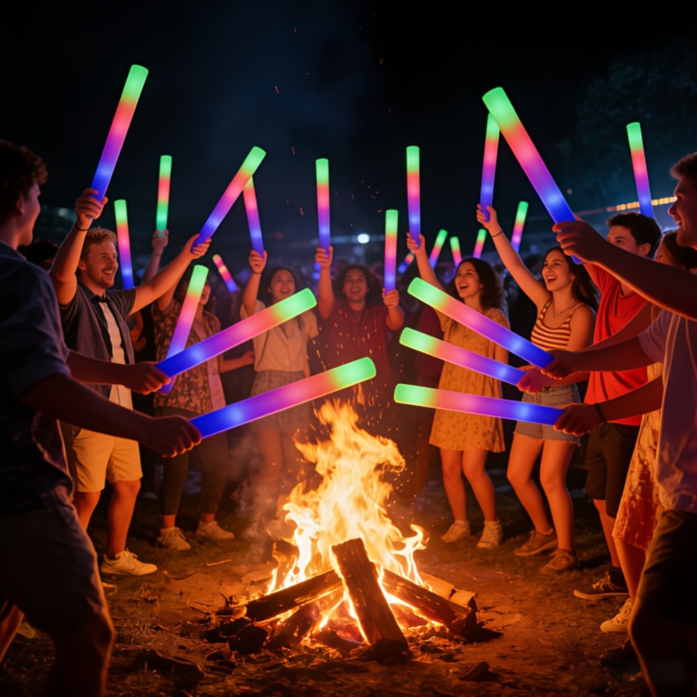 LED Light Up Foam Glow Wands 27/30 Pack with the Listed Color, Size or Set Options for Everyday Use — image 4