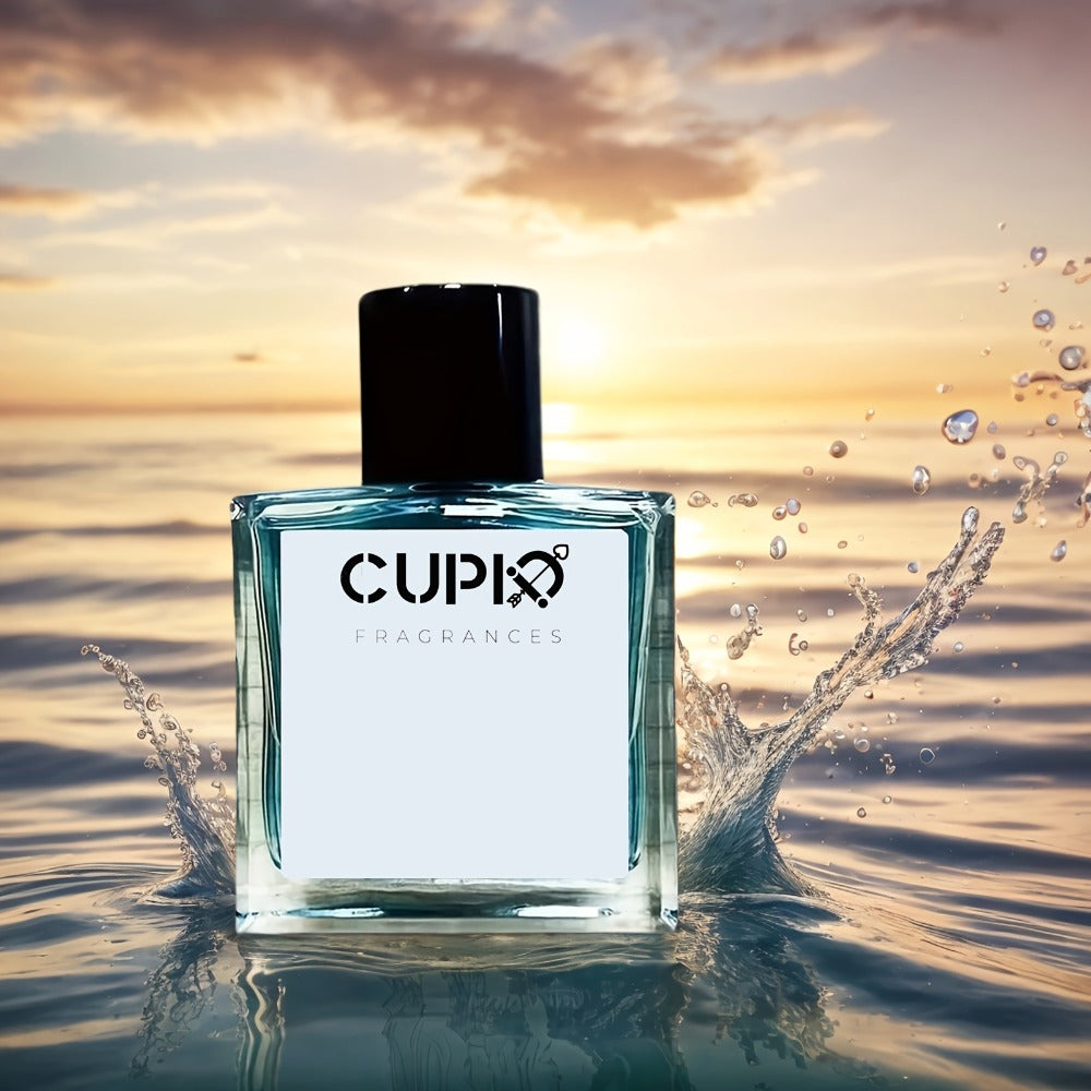 Men's Cologne CUPID 2.0 50ml Spray in Clear Square Glass Bottle with Black Cap and Single 1.69oz Selection — image 2