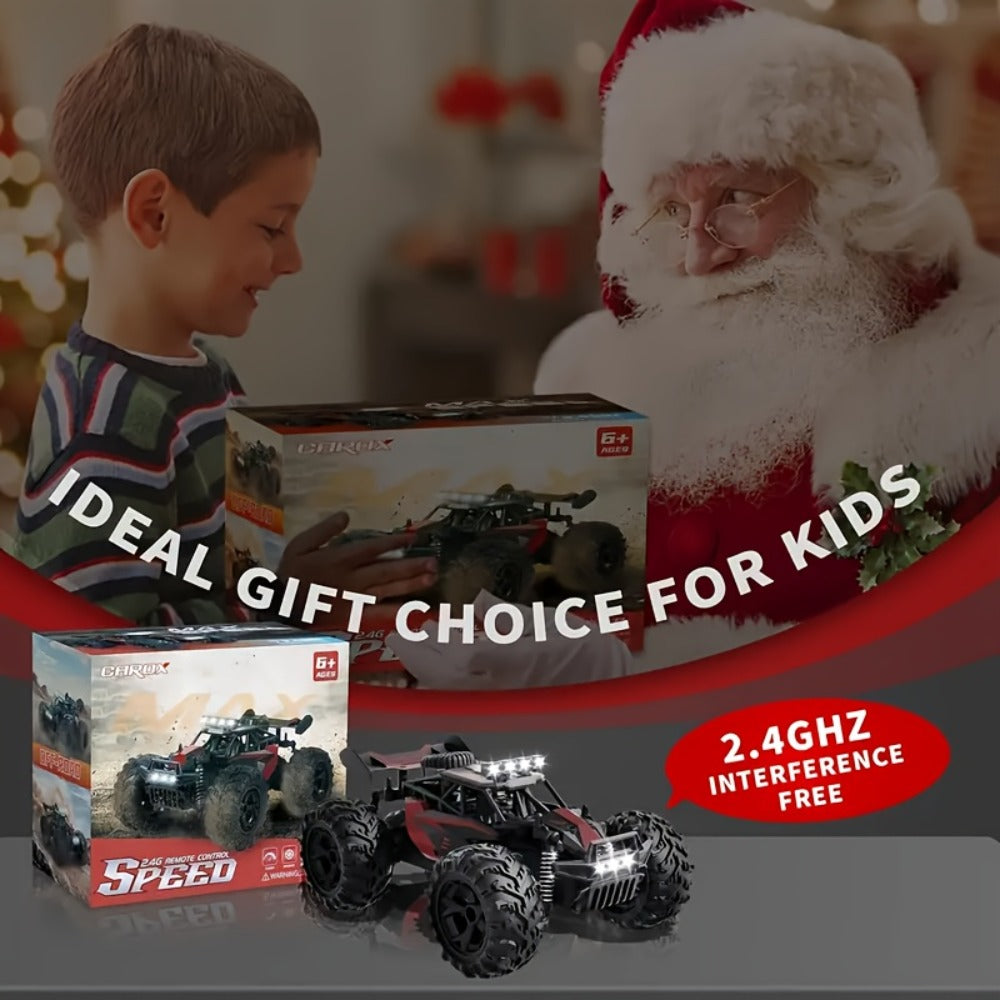 High-Speed RC Off-Road Car 40km/h 4WD Remote Control Climbing Truck with Battery, Outdoor Racing Vehicle for Boys Kids Teens 