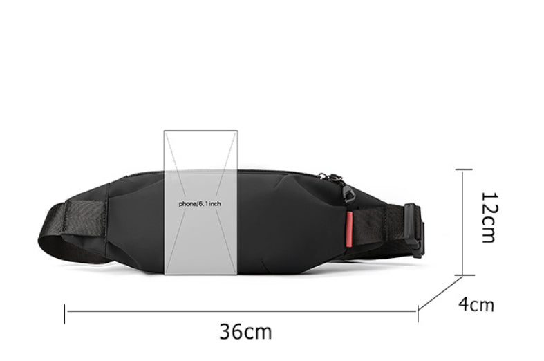 Men's Fashion Simple And Lightweight Mini Waist Bag