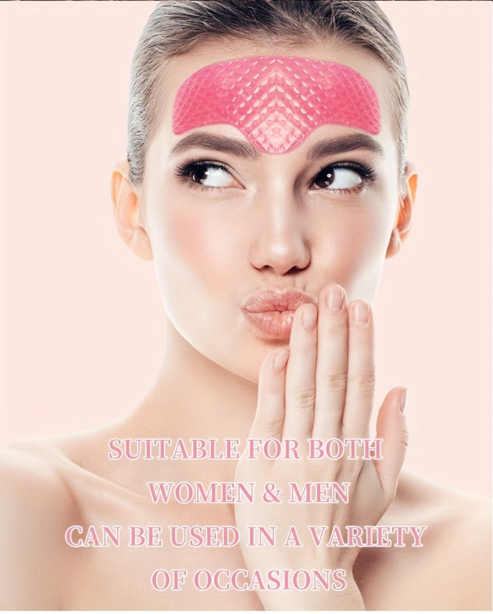 Watermelon Forehead Patches 15pcs Caffeine Collagen Niacinamide Ultra Hydrating Moisturizing Brightening De-Puffing Daily Fac