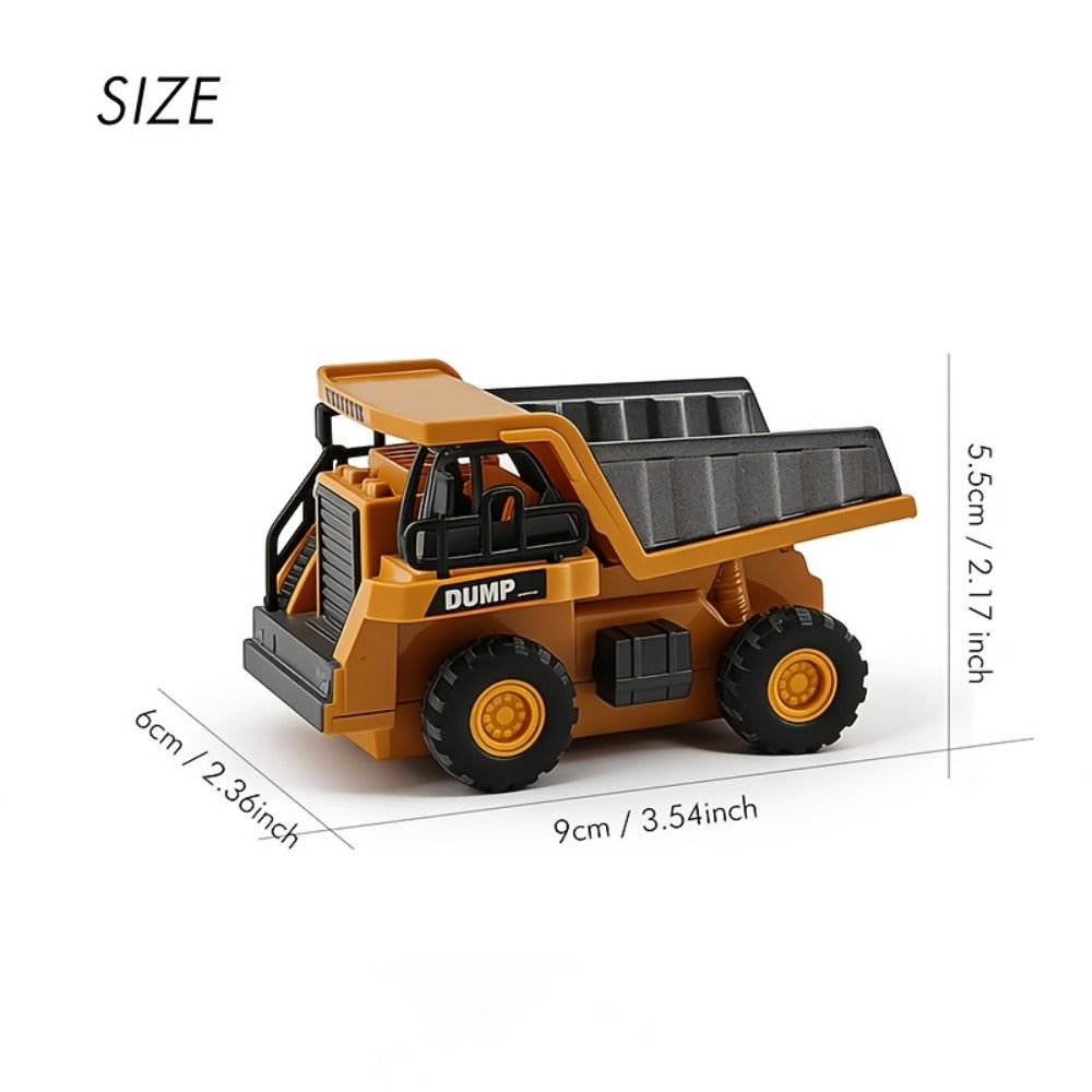 Remote Control Excavator Loader Dump Truck Toy for Kids 2.4GHz Alloy RC Construction Vehicle with Light & Sound — image 17