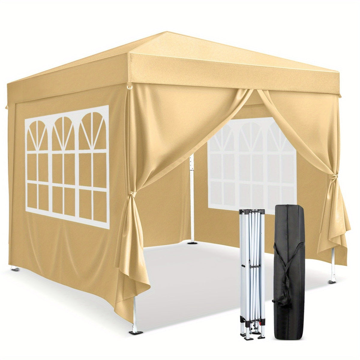 Instant Canopy 10x10 FT Oxford Fabric UPF50+ Sidewalls Commercial for Garden, Patio and Yard Use — image 1