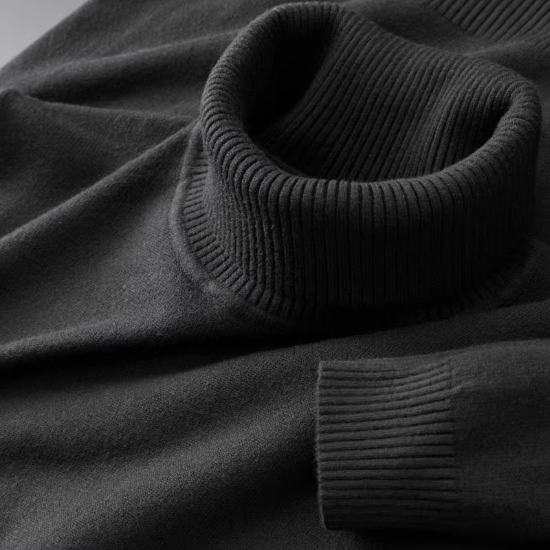 New Mens Soft Casual Warm Turtleneck Sweater