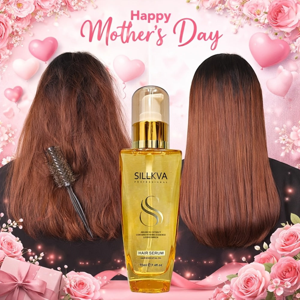 Extra Strength Argan Oil Hair Serum with Vitamin E – Deep Moisturizing Repair for Dry Frizzy Damaged Coarse Hair — image 1