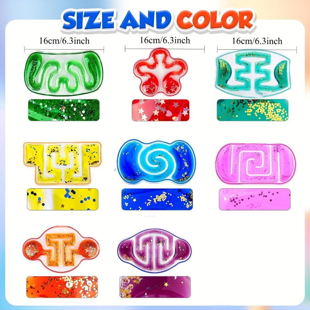 Sensory Squeeze Toys for Kids 8pcs, Stress Fidget Toy Set, Squishy Sensory Pack for Classroom Rewards — image 2