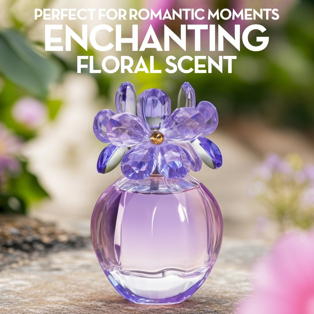 Perfume Gift Set for Women 2-Piece 100ml Each, Daicy Blue & Black Floral Fruity EDP, Citrus Jasmine Rose Vanilla Woody — imag