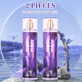 Body & Hair Fragrance Mist for Women 2PCS Set - Perfume Spray 8 fl oz, Fruity Floral Scents Peach Pear Cherry Blossom — image
