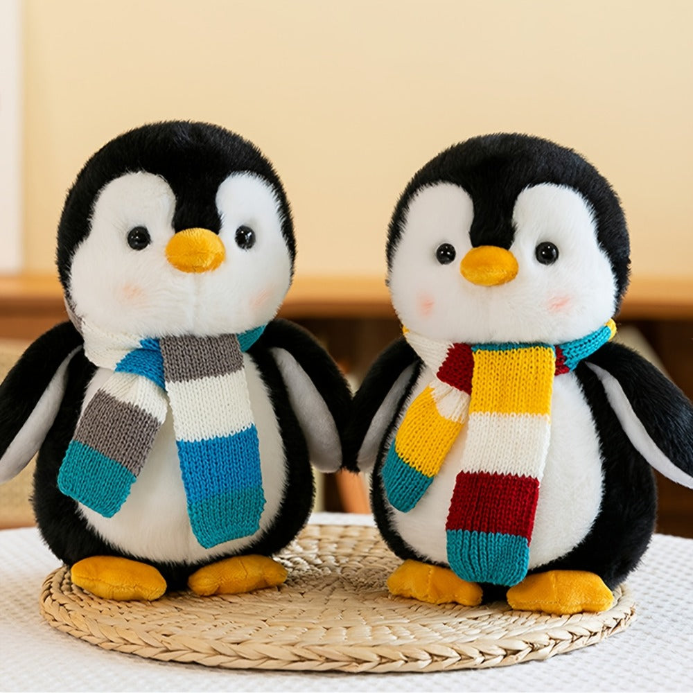 Stuffed Animal Scarf Penguin with Blue or Yellow Accessory Option and One-Piece Configuration — image 10