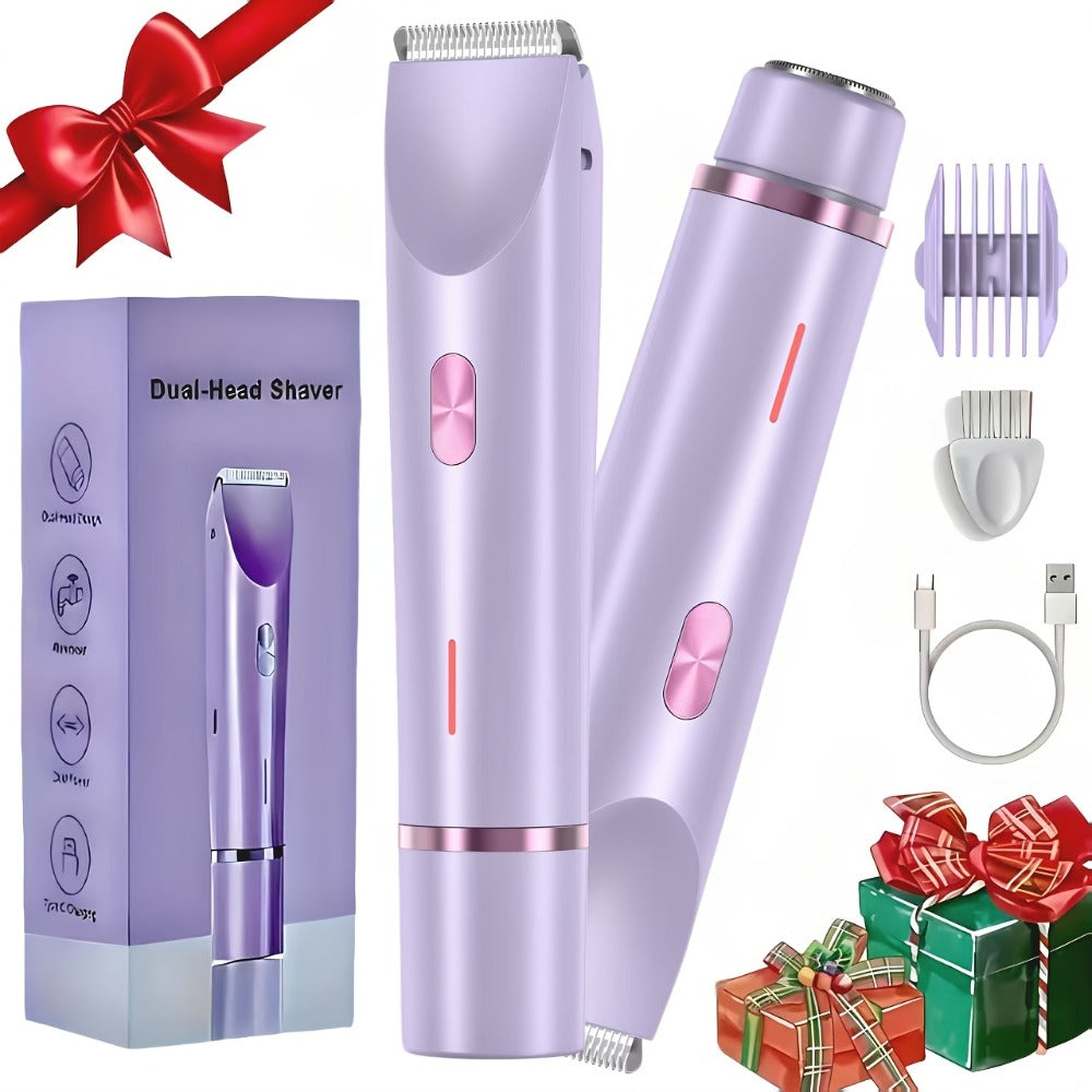 Electric Shaver 2-in-1 Women’s Razor and Bikini Trimmer with IPX6 Wet/Dry Use and USB Rechargeable Power — image 2