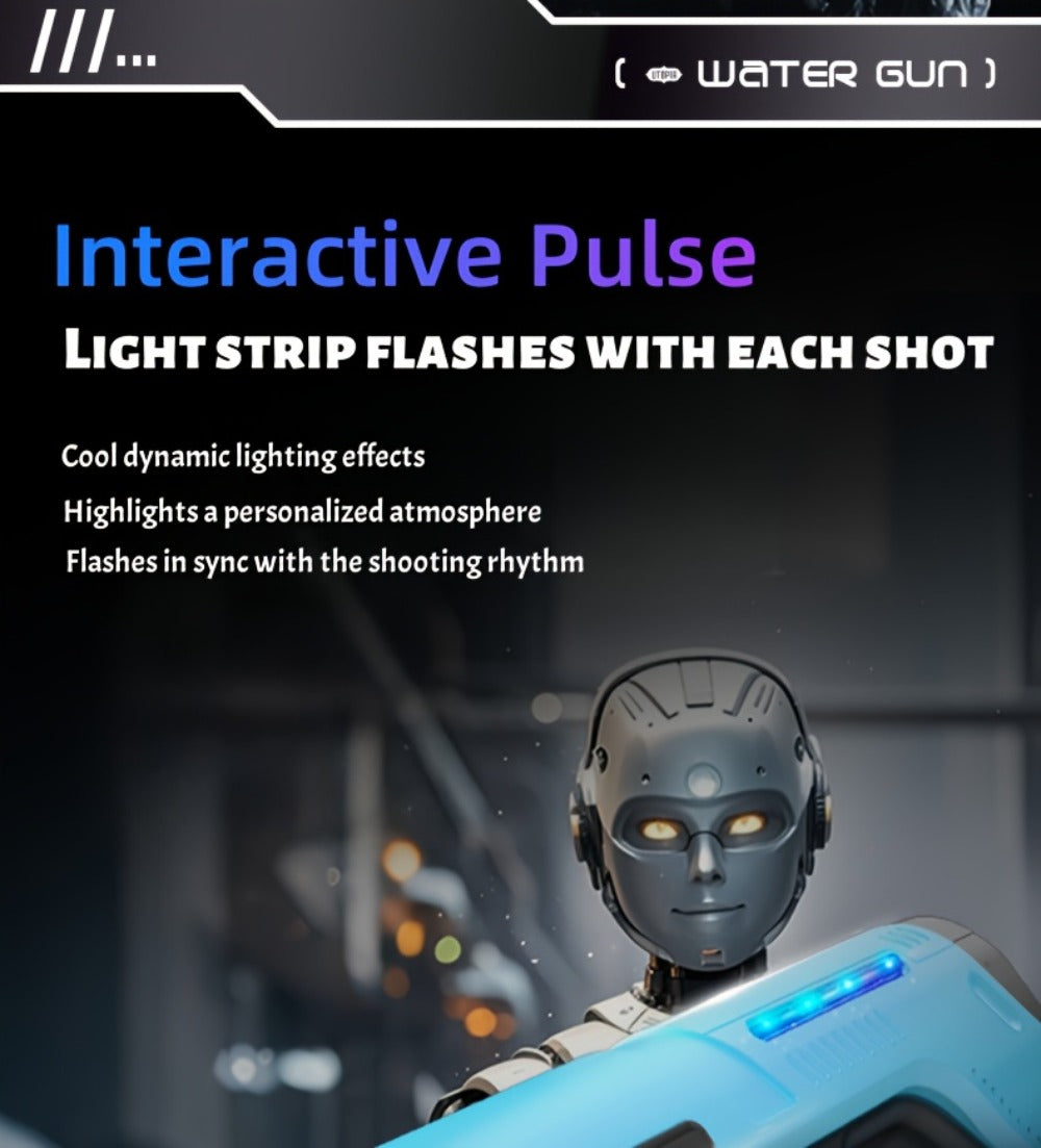 Electric Pulse-Light Water Blaster with Auto-Suction Refill, 16.54-Inch Body and Three Color Options — image 14