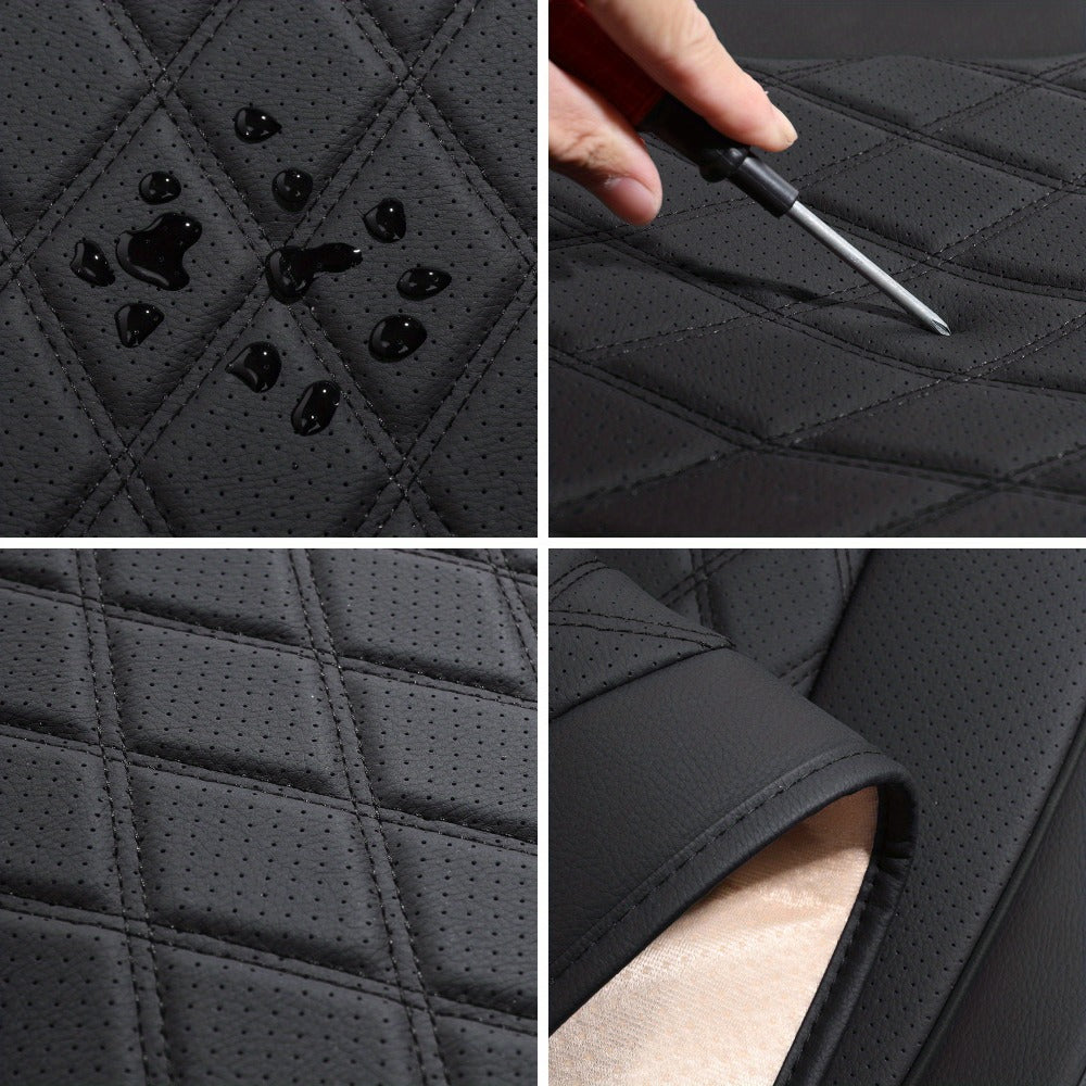Car Seat Covers Front Pair with Full-Surround High-Back Design and Fifteen Color or Pattern Options — image 36