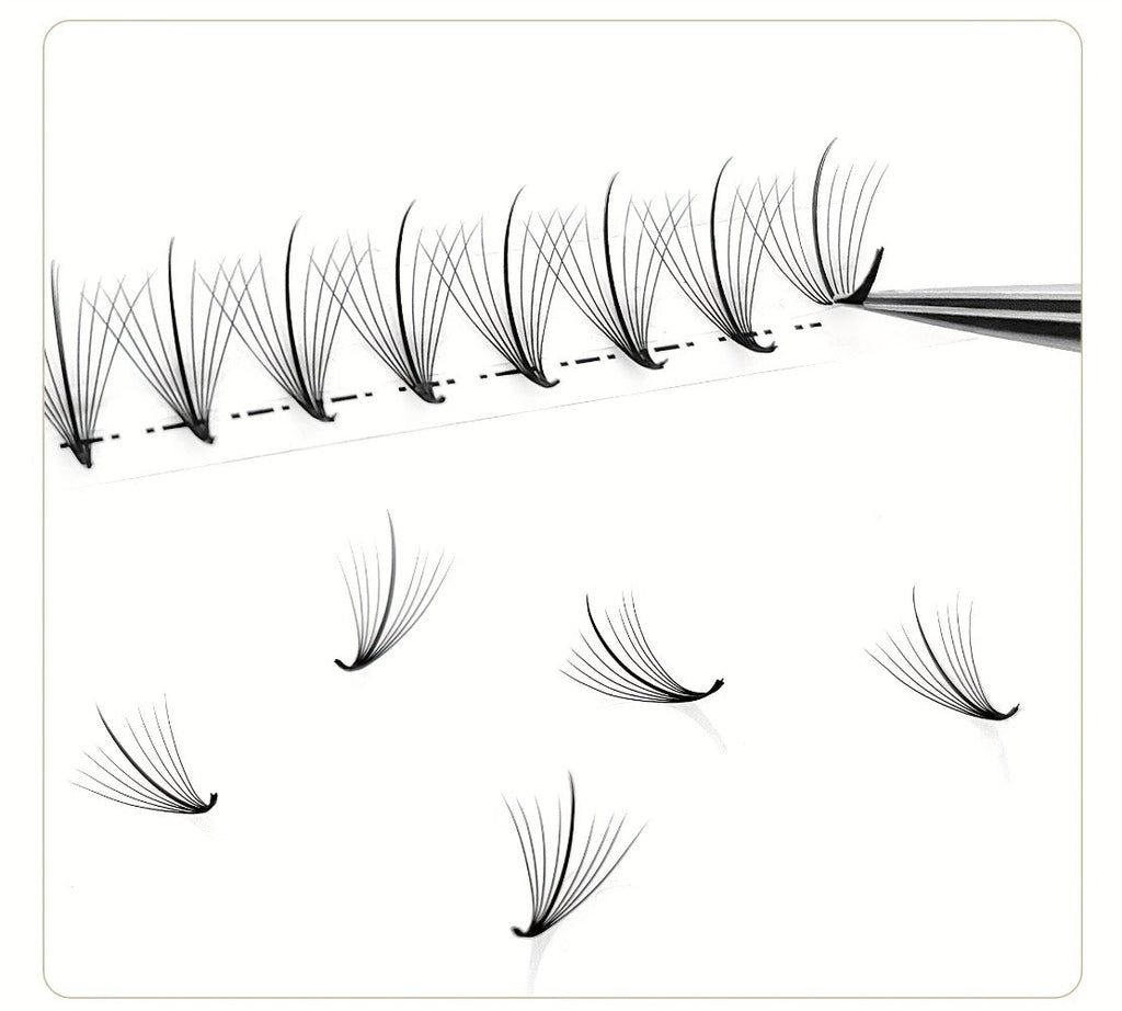 120-Fan Tray Premade Volume Lash Extensions 5D 7D 9D Wispy Faux Mink Eyelash Extensions C D Curl Mix 8-15mm — image 18