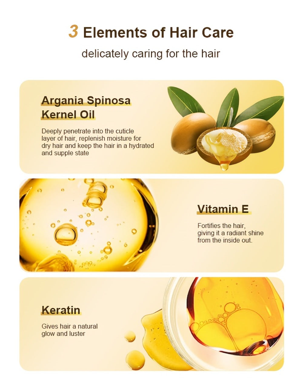 Moroccan Argan Oil Hair & Skin Treatment with Applicator Brush 2.4oz - Anti Frizz Smoothing for Bath Time, Home Spa and Perso