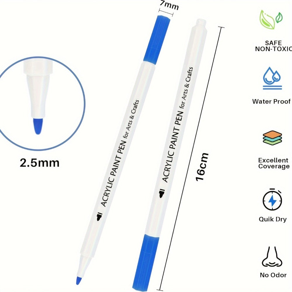 Brush Tip Paint Pens 60 Colors with the Listed Color, Size or Set Options for Everyday Use — image 4