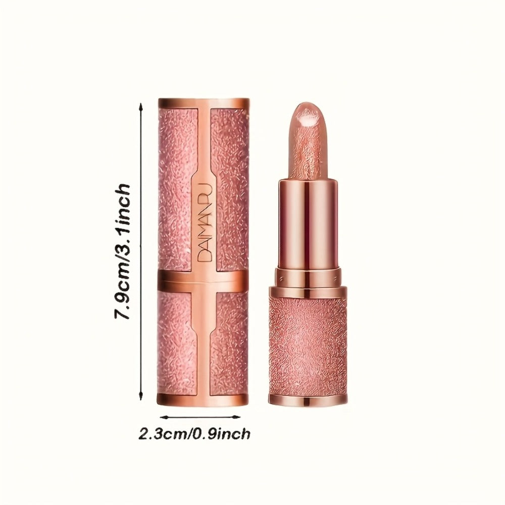 Shimmer Lipstick Set 2 Piece, Starry Sky High Gloss Waterproof Lip Color, Durable Glossy Shiny Lips Makeup for Women — image 