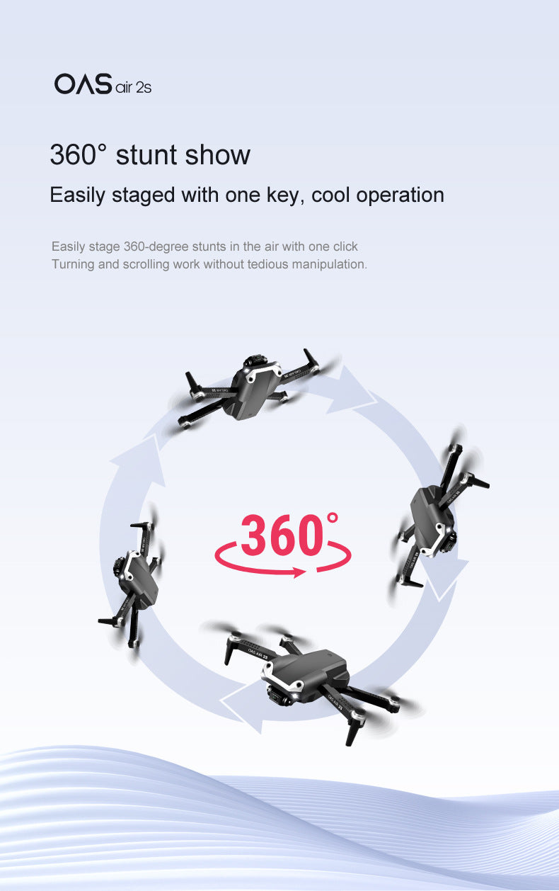 UAV Folding Four Axis 4K High Definition Dual Camera Aerial Model