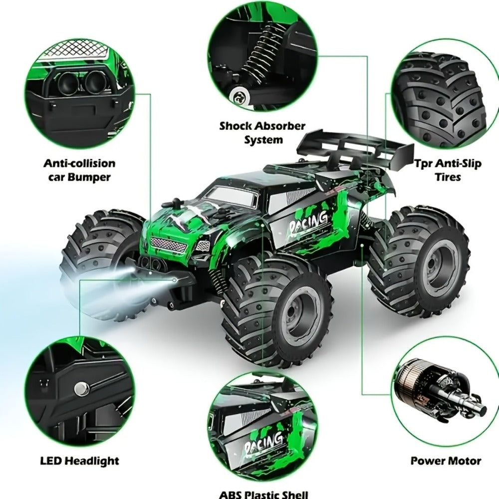 Drop-Proof High-Speed RC Off-Road Car for Boys – 2.4GHz Impact-Resistant All-Terrain Remote Control Vehicle — image 10