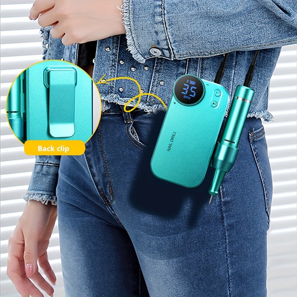 Electric Nail Polisher & Buffer Rechargeable High Power, Professional Manicure Pedicure Machine for Nail — image 19