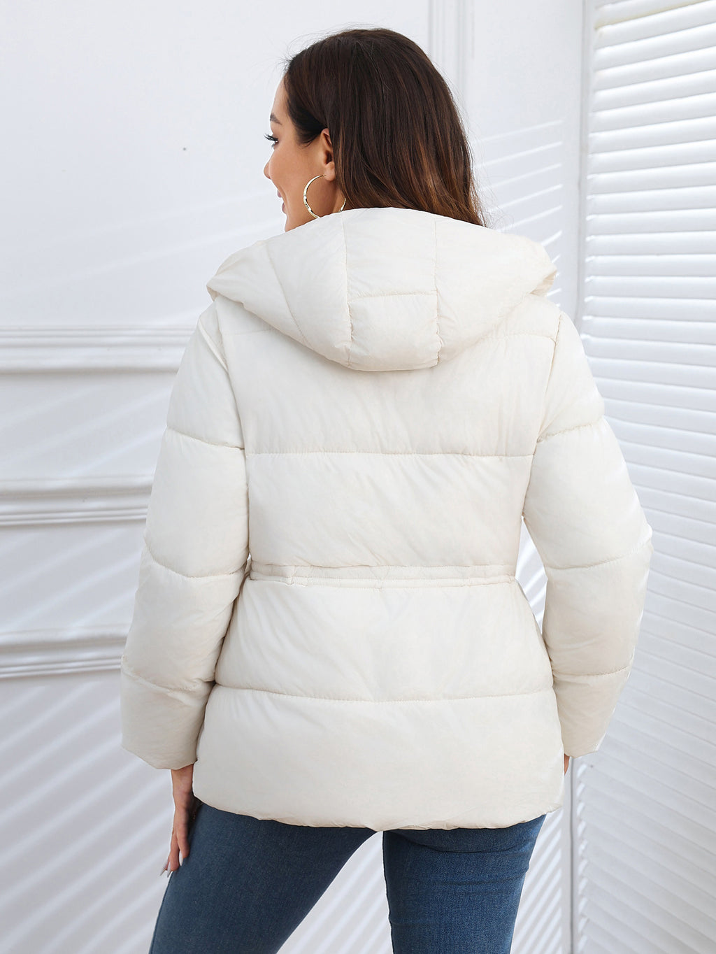 Women Puffer Coat Cotton-padded Jacket Cotton-padded