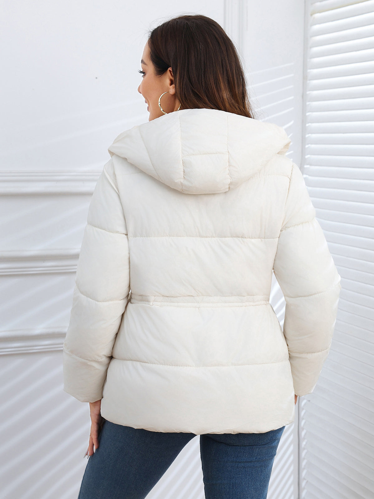 Women Puffer Coat Cotton-padded Jacket Cotton-padded