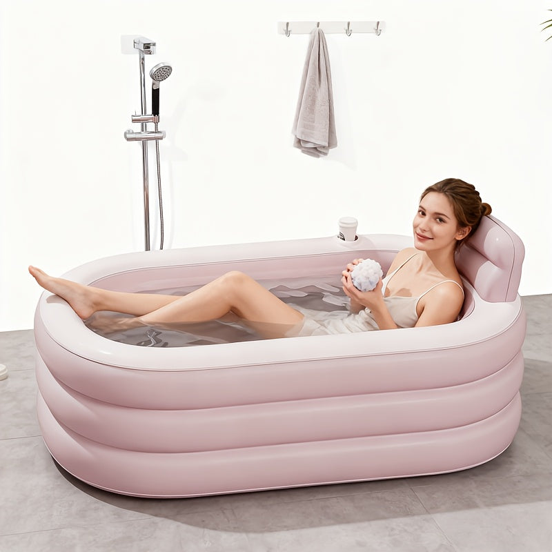 Inflatable Bathtub for Garden, Patio and Yard Use, with the Listed Configuration, for Everyday Use and Organized Storage — im