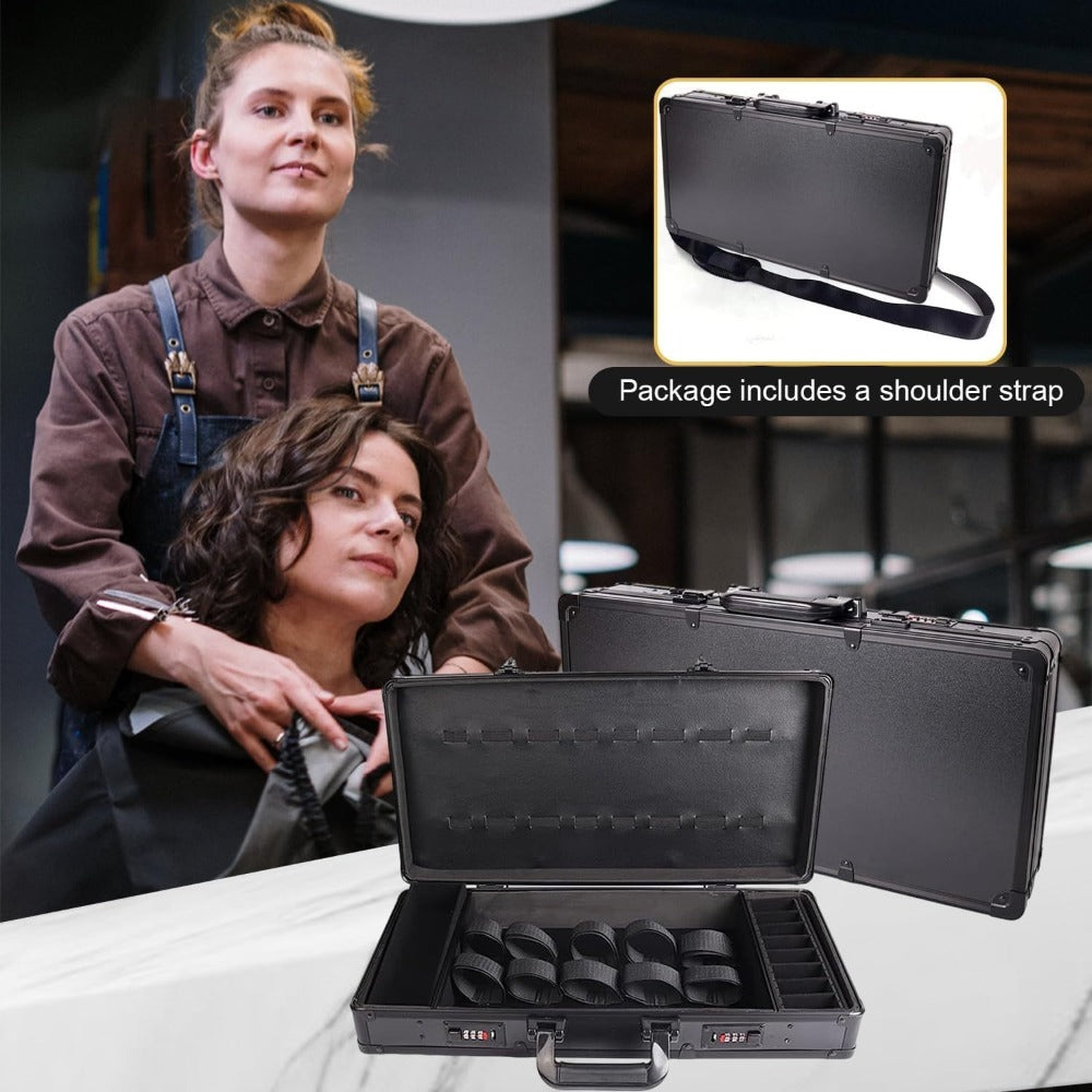 Barber Bag Travel Case for Hair Stylists and Barbers in a Portable Tool Carrying Design for Clippers and Scissors — image 9