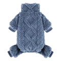 Fleece Dog Turtleneck Jumpsuit with Six Colors, Four-Leg Cut and XXS–M Sizes for Small Pets — image 1