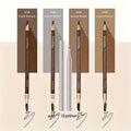 Microblading Effect Brow Pencil 4-Pack with Eyeliner, Waterproof Smudge-Proof Dual-Ended Eyebrow Pen with Spoolie Brush — ima