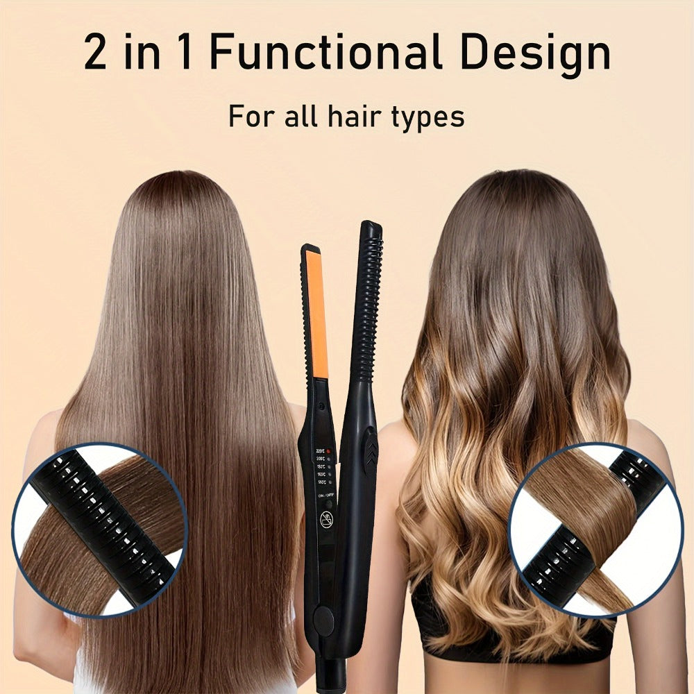 Mini Hair Straightener with 29.5cm Body and Digital Heat Display — image 5